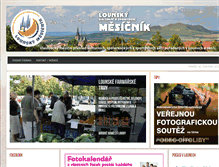 Tablet Screenshot of lounskymesicnik.cz